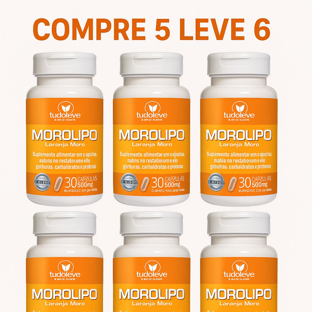 Morolipo compre 5 leve 6 + 42% de desconto + FRETE GRÁTIS