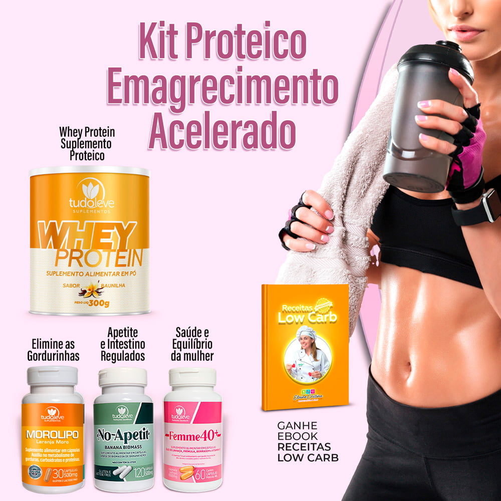 KIT proteico Emagrecimento Acelerado 