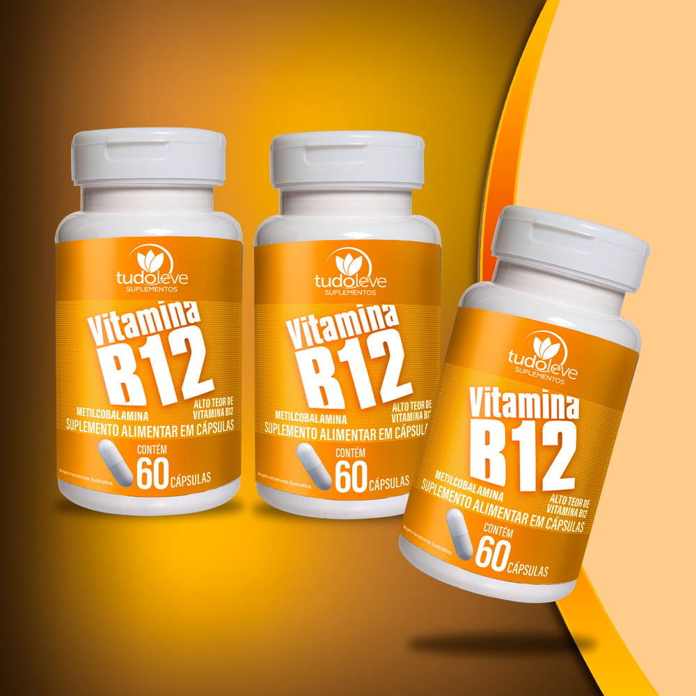 Kit 3 Vit B12 + 32% de desconto