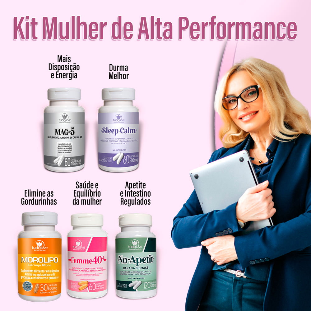 Kit Mulher de Alta Performance - 40% de desconto