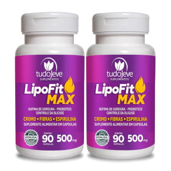 Kit 2 Lipo Fit Max 46% de Desconto