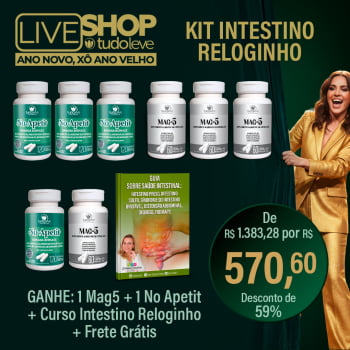 Intestino Reloginho (3 no apetit + 3 mag5 + GANHA 1 no apetit + 1 MAG5)