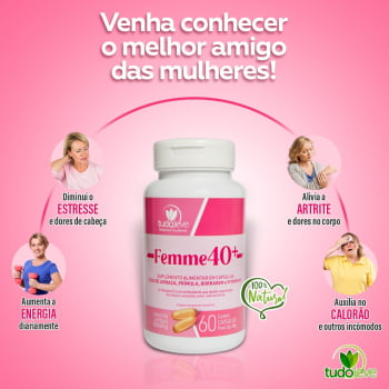 KIT 4 FEMME 40+ ECONOMIZE 42% + Frete Grátis